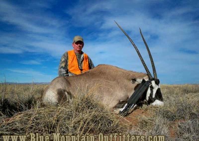 Blue Mountain Outfitters Guided Oryx Hunt New Mexico