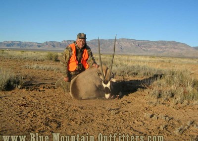 Blue Mountain Outfitters Guided Oryx Hunt New Mexico
